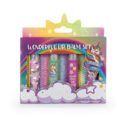 Schachtel mit 4 KIDS CUTIES duftenden Lippenbalsamen – 530013
