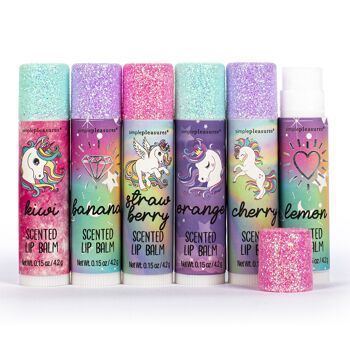 Coffret 6 baumes lèvres parfumés KIDS CUTIES, 6 senteurs - 530004 3