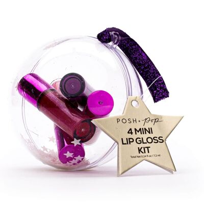 Ball Set of 4 Lip Gloss METALLIC GLAM - 500437