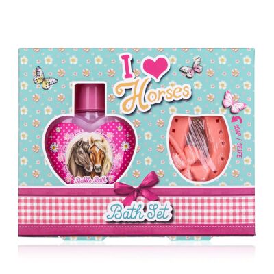 Coffret pour la douche enfant I LOVE HORSE - 6059263