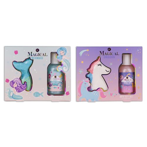 Coffret pour le bain enfant MAGICAL UNICORN & MERMAID - 6059634