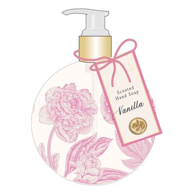 Distributore di sapone per le mani 500ml SECRET GARDEN, profumo di vaniglia - 350747