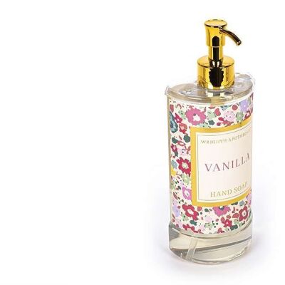Distributore di sapone per le mani BEAUTIFUL FLOWERS, profumo di vaniglia - 350160