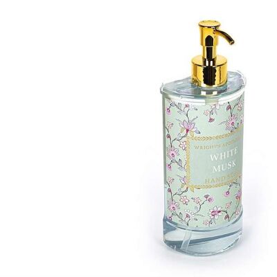 Dispensador de jabón de manos BEAUTIFUL FLOWERS, aroma Almizcle Blanco - 350162