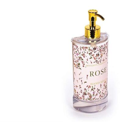 Distributeur savon mains BEAUTIFUL FLOWERS, senteur Rose - 350161