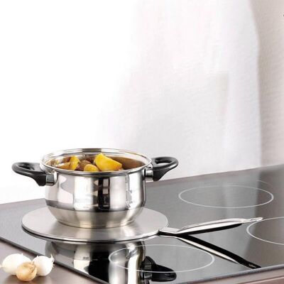 INDUCTION CONVERTER DISC: Stainless Steel Adapter for Induction Hob