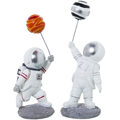 ASTRONAUT RESIN FIGURE _11X11X25CM LL61827