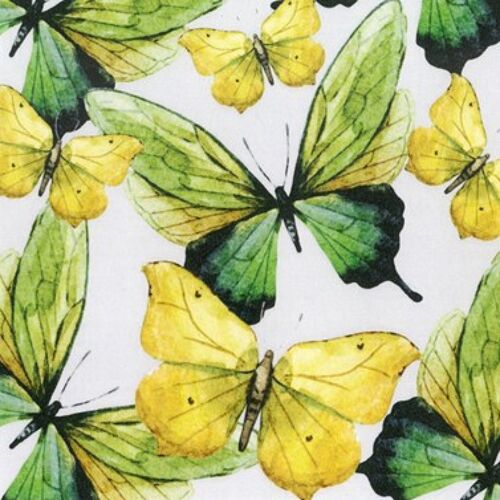 Green Butterflies 33x33 cm