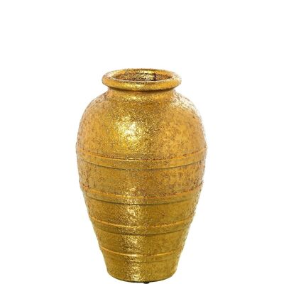 KERAMIKVASE 30CM GOLD _°20X30CM LL61204