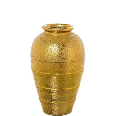 VASO CERAMICA 40CM ORO _°26X40CM LL61203