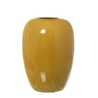 VASO CERAMICA SENAPE LUCIDO _°18X26CM, BOCCA:°8CM LL61040