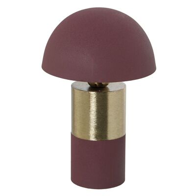 PINK ENAMELED METAL TABLE LAMP, 1XE27 MAX.25W NO INC _°20X33CM LL67820