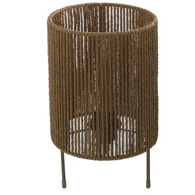 WICKER/METAL TABLE LAMP1XE27 MAX40W NOT INCLUDED _°19X31CM SCREEN:°19X22CM LL39380