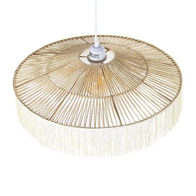 ROPE/METAL CEILING LAMP +90537, 1XE27 MAX.60W NOT INCLUDED _41X41X17CM LL76161