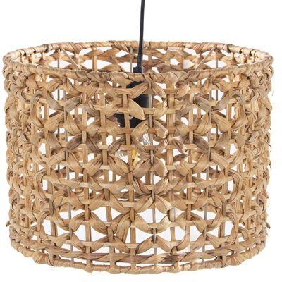 METAL/WICKER CEILING LAMP +91197, 1XE27 MAX40W NOT INCLUDED _°31X21CM, CABLE:80CM LL39371