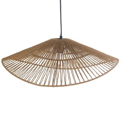 METAL/WICKER CEILING LAMP +91197, 1XE27 MAX40W NOT INCLUDED _51X51X16.5CM CABLE:80CM LL39372