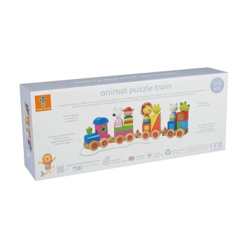 Train de puzzle d'animaux 6