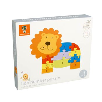 Puzzle numéro de lion 5