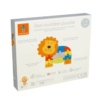 Puzzle numéro de lion 6