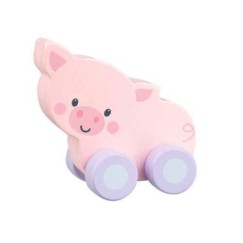 NEW! Pig First Push Toy