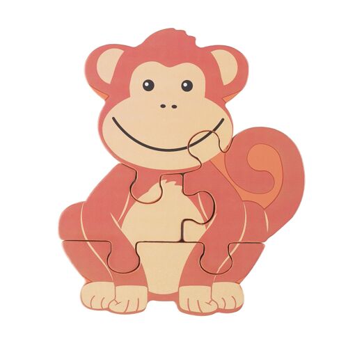 NEW! Monkey Wooden Puzzle  