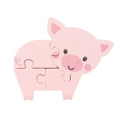 NEW! Pig Wooden Puzzle  