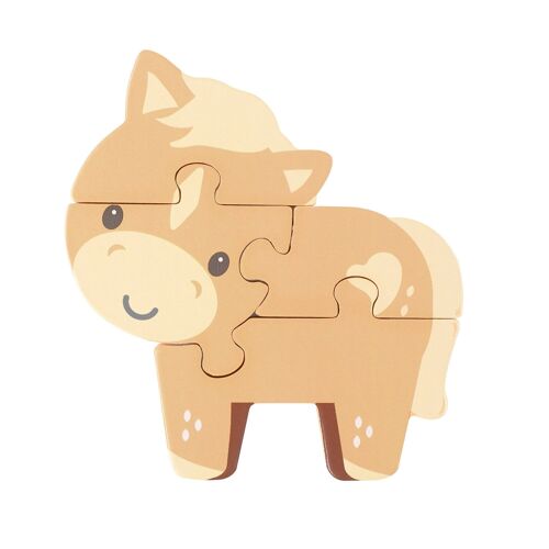 NEW! Pony Wooden Puzzle  