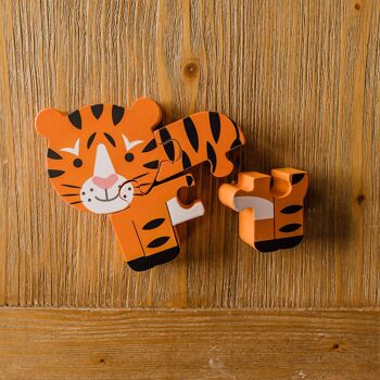 NEW ! Puzzle en bois Tigre 3