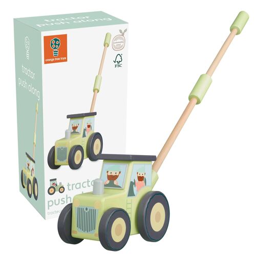 NEW! Tractor Boxed Push Along