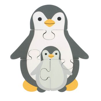 Puzzle en bois Pingouins 1