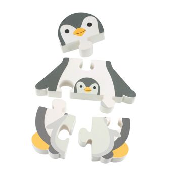 Puzzle en bois Pingouins 2