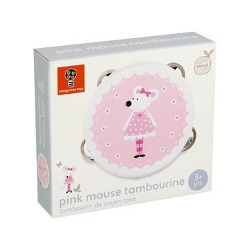 Tambourin Souris Rose 5