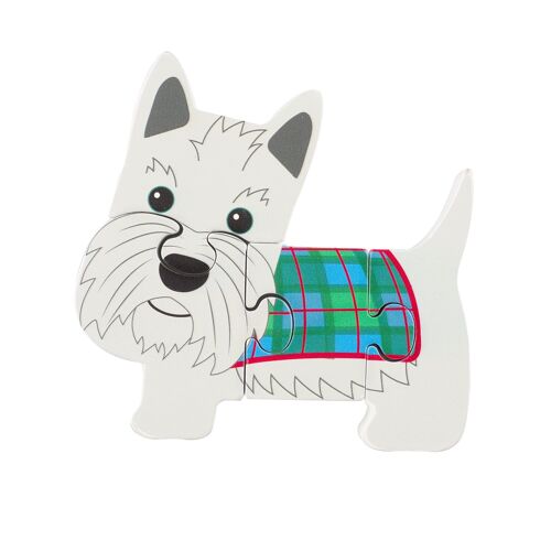 Scottie Dog Wooden Puzzle  