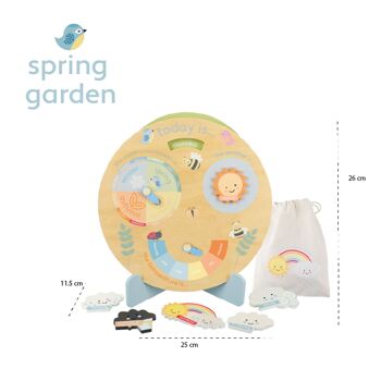 Horloge météo du jardin de printemps 6