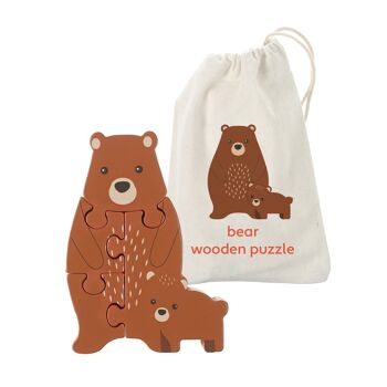 Puzzle Ours des bois 3