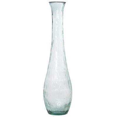 RECYCLED GLASS VASE 100CMTRANSPARENT °25X100CM LL11033
