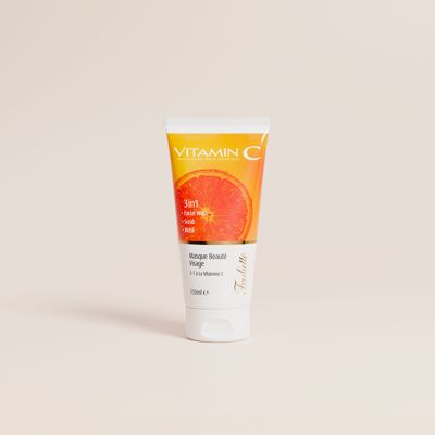 Beauty-Gesichtsmaske 3-1 mit Vitamin C