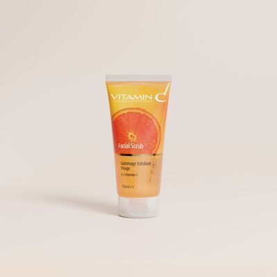 Scrub viso esfoliante con vitamina C