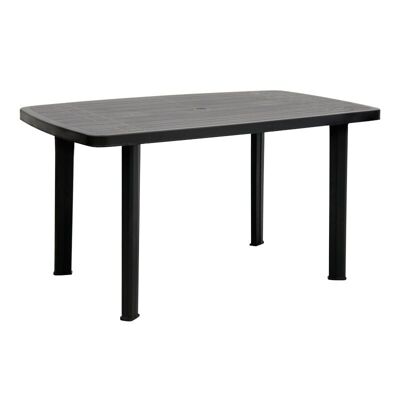 Table de jardin RAMONA Anthracite 137x85x72cm