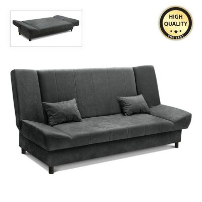 Sofa/Bed AMORE 3 Seater Gray 200x90x95cm