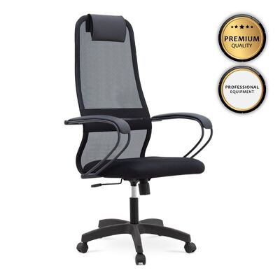 Office Chair SEMPRE Mesh Black 66,5x70x123/133cm