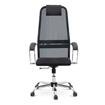 Chaise de Bureau CLARISSA Mesh Noir 66,5x70x123/133cm 4