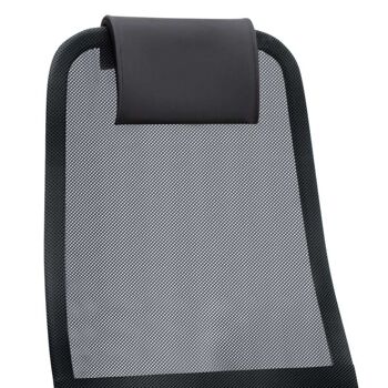 Chaise de Bureau CLARISSA Mesh Noir 66,5x70x123/133cm 7