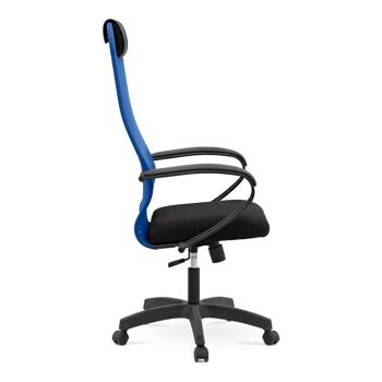 Chaise de Bureau SEMPER Mesh Bleu/Noir 5