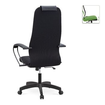 Chaise de bureau MIRA Noir 66,5x70x123/133cm 2
