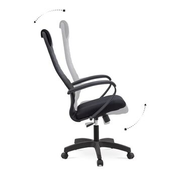 Chaise de bureau MIRA Noir 66,5x70x123/133cm 6
