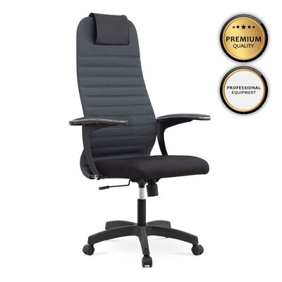 Office Chair MASTER Grey/Black 66.5x70x123/133cm