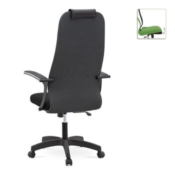 Chaise de bureau MASTER Gris/Noir 66,5x70x123/133cm 2