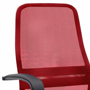 Chaise de Bureau MARA Mesh Rouge/Noir 7