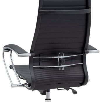 Chaise de Bureau PETER Noir 66,5x70x118/130cm 9